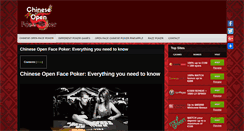 Desktop Screenshot of chineseopenfacepoker.com